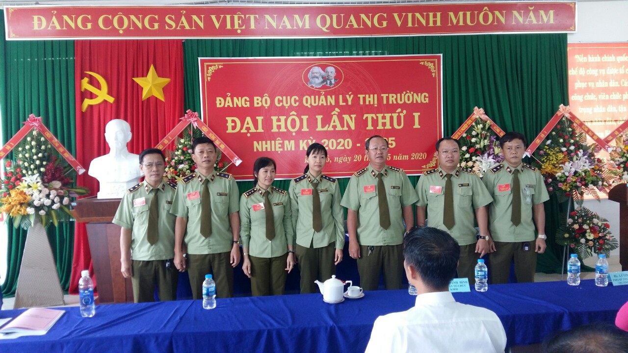 Ban chấp hành Đảng bộ Cục QLTT nhiệm kỳ 2020 - 2025 ra mắt Đại hội